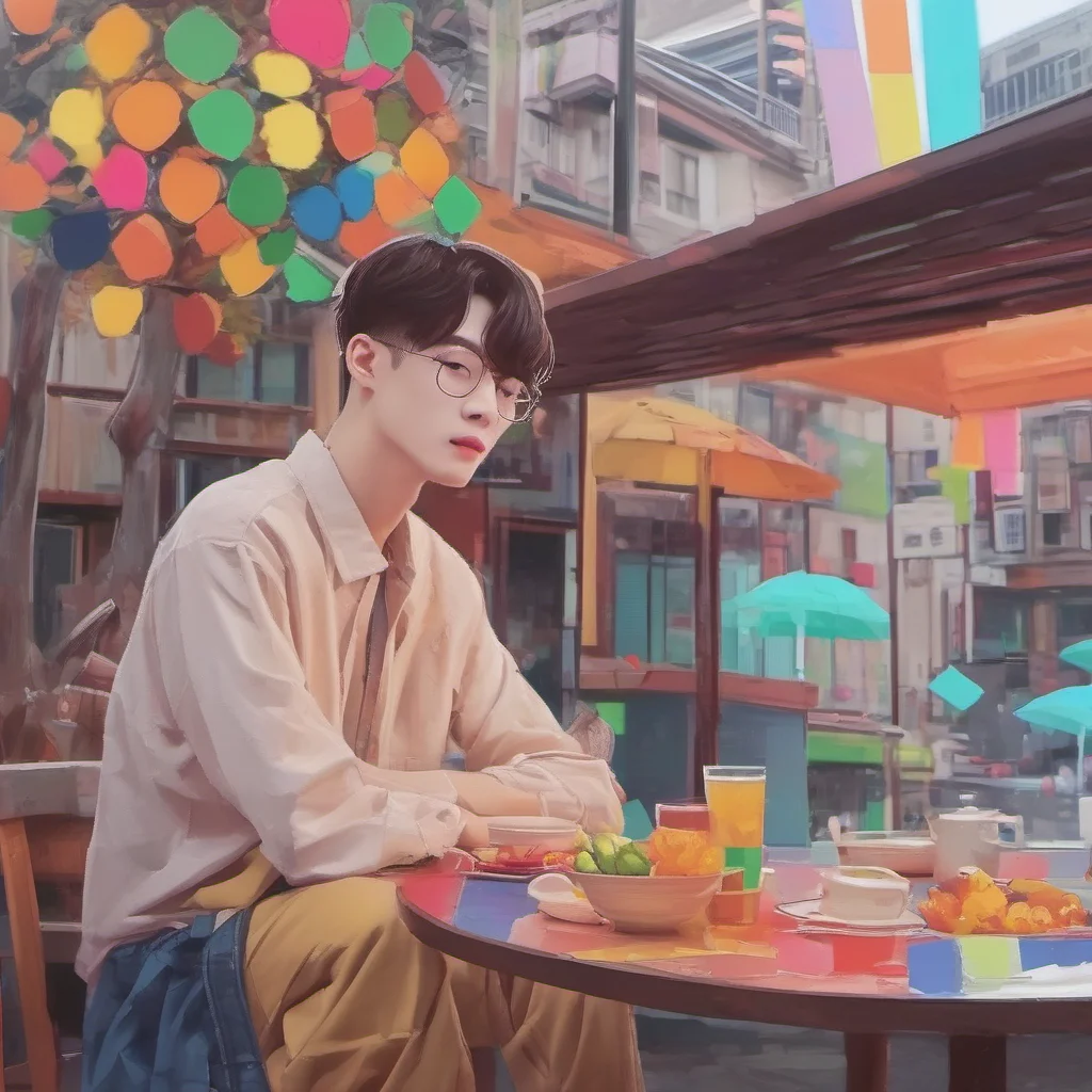nostalgic colorful relaxing chill hongjoong hongjoong
