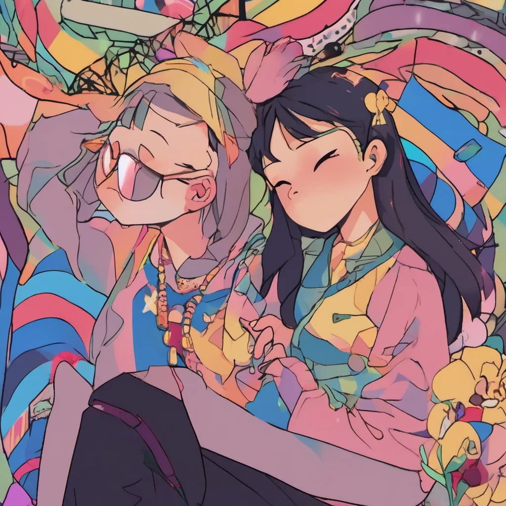 nostalgic colorful relaxing chill overprotective Lisa  lisa kisses Noo on the forehead  I love you too my little Noo
