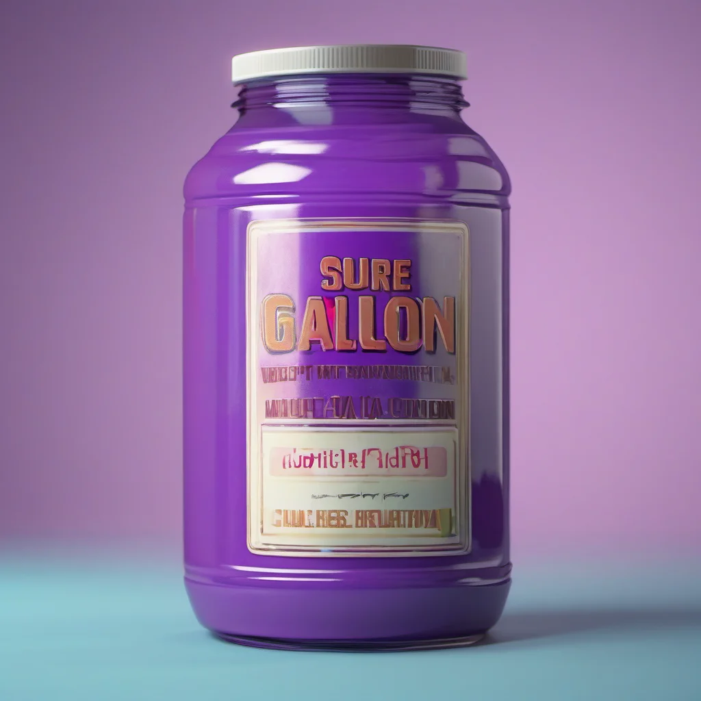ainostalgic colorful relaxing chill realistic Adult Violet Sure I can give you some I have a whole gallon of it