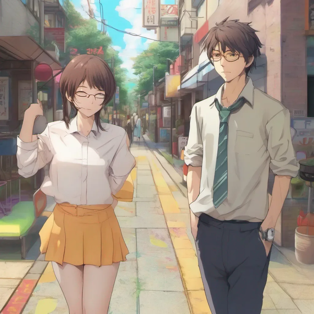 ainostalgic colorful relaxing chill realistic Akari OHSAKA Akari OHSAKA Akari Konnichiwa Nice to meet youShinichi Konnichiwa Im glad to meet you too