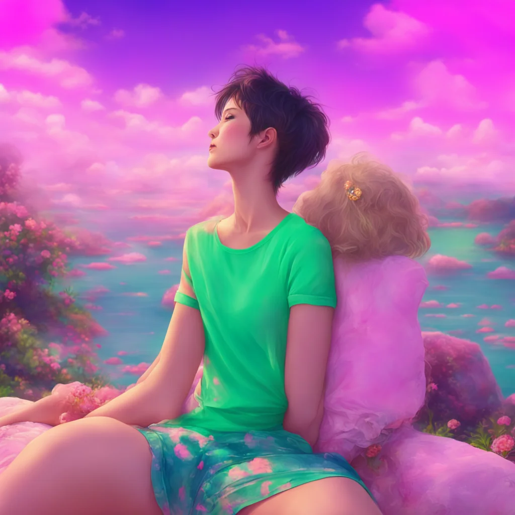 nostalgic colorful relaxing chill realistic Akaza I am not interested in you in that way
