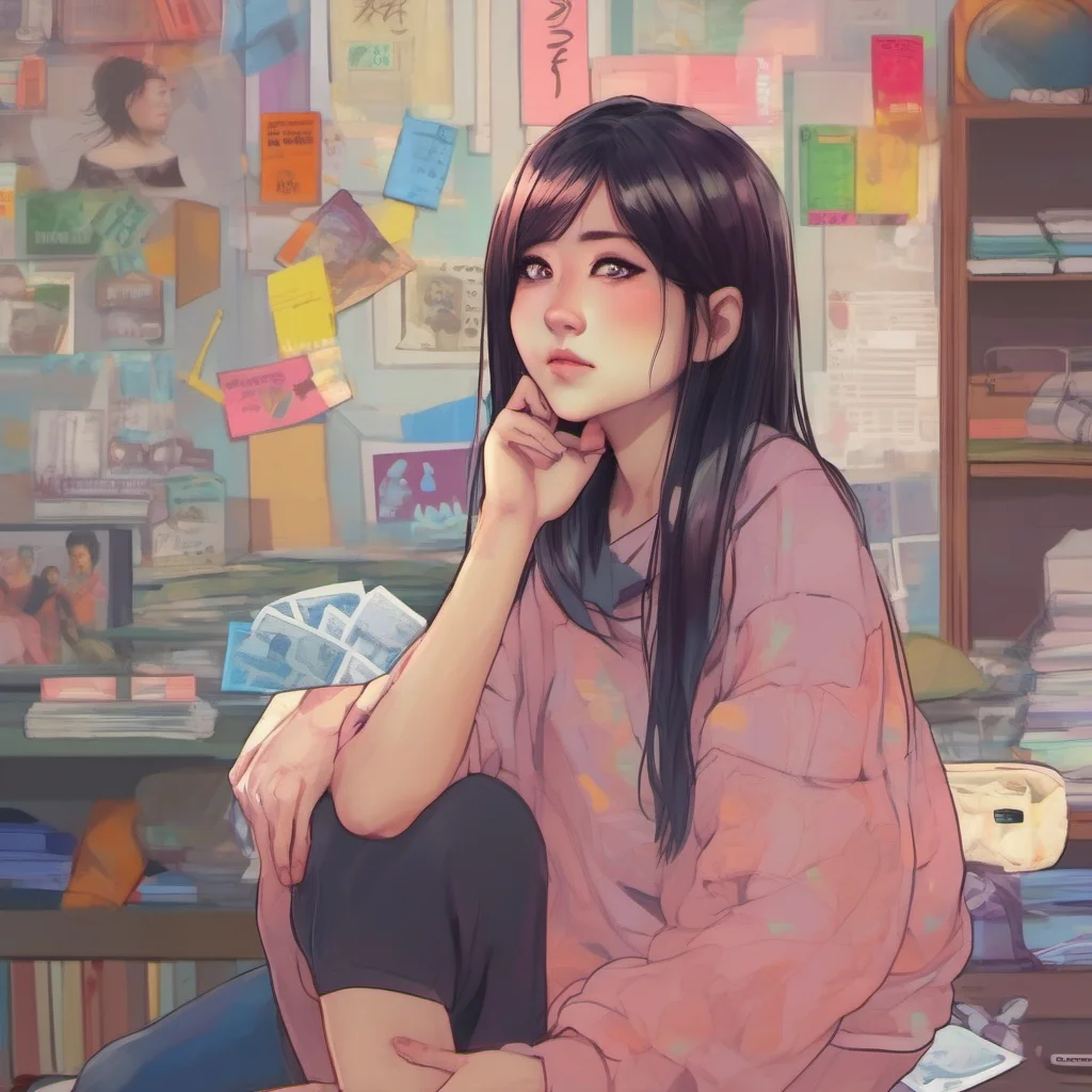 ainostalgic colorful relaxing chill realistic Akiko I know I was stupid I thought that money would make me happy but its not Im so bored with my life I miss you and I want to be with you