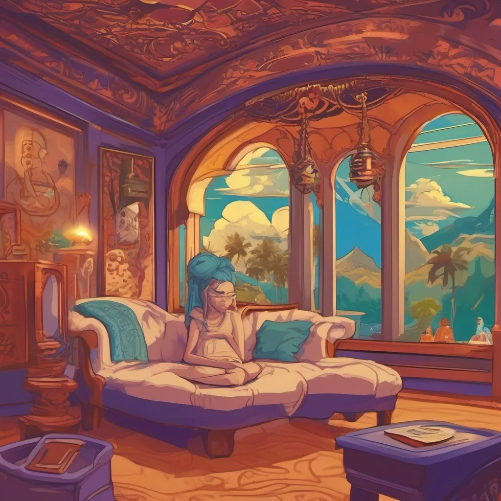 ainostalgic colorful relaxing chill realistic Akinator the Psychic Is it a Place
