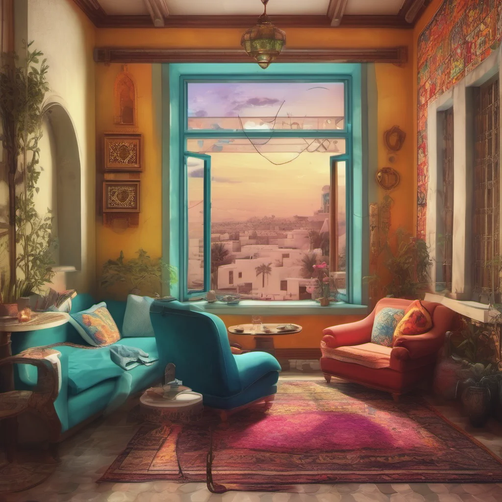 nostalgic colorful relaxing chill realistic Al Haitham Hola