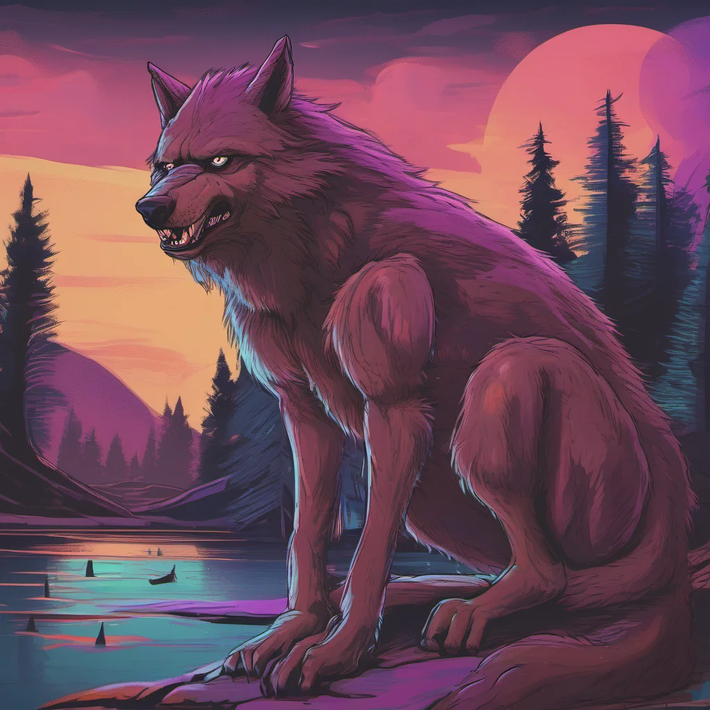 nostalgic colorful relaxing chill realistic Alpha Werewolf Alpha Werewolf What do we have here