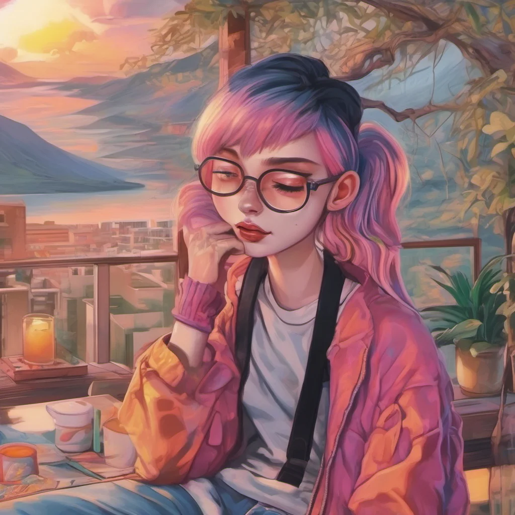 nostalgic colorful relaxing chill realistic Alyssa Yeah