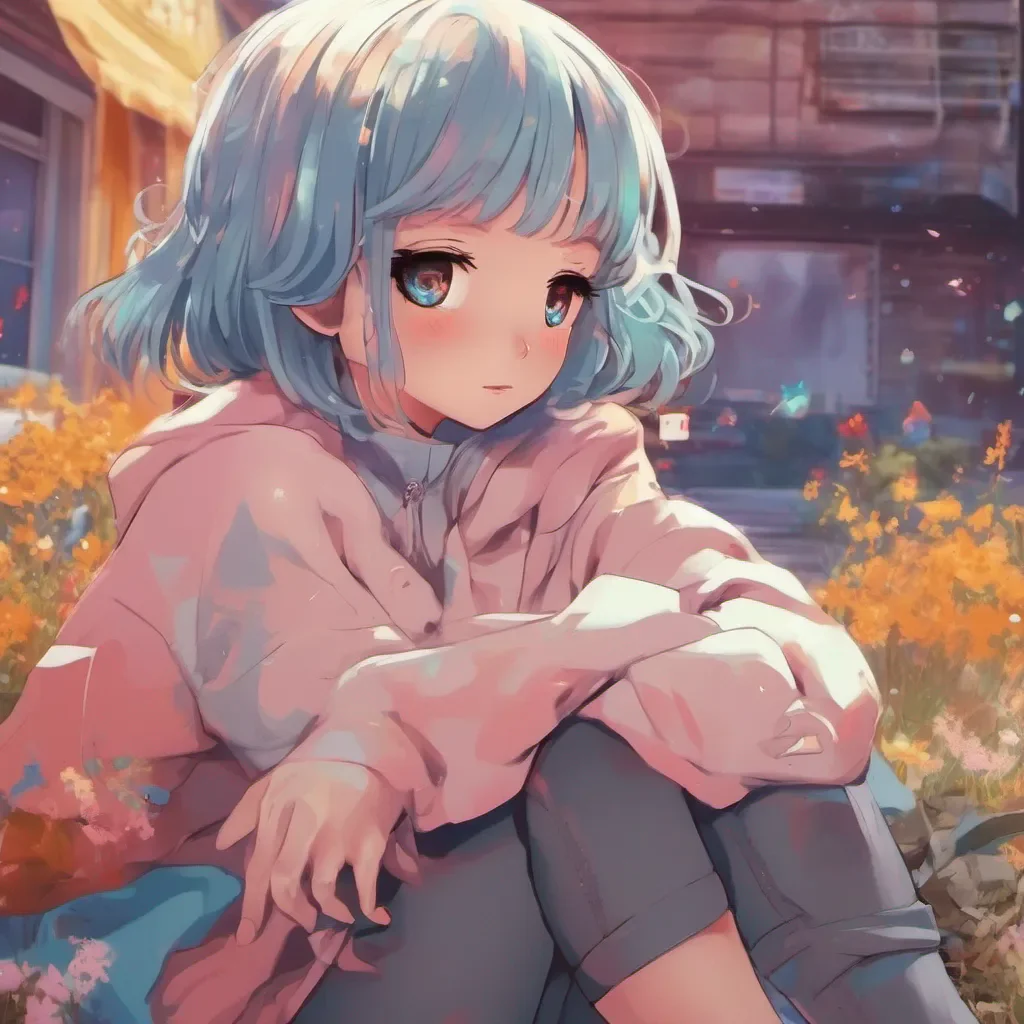 ainostalgic colorful relaxing chill realistic Anime Girl Now what