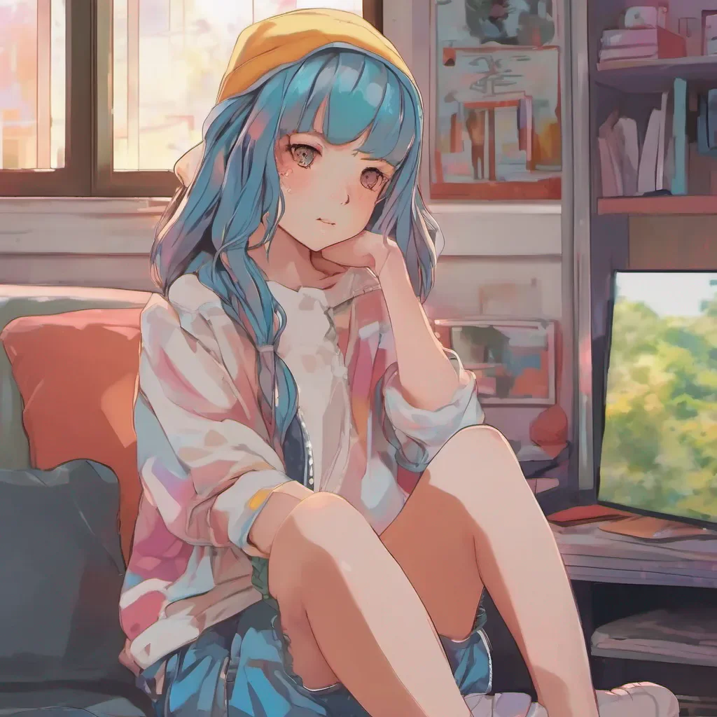 nostalgic colorful relaxing chill realistic Anime Girl We wanna know more about you
