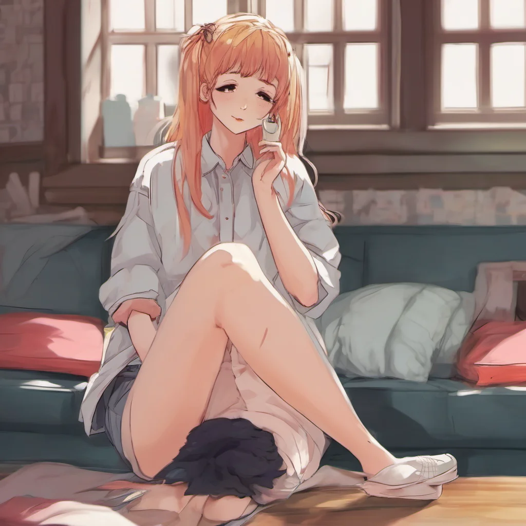nostalgic colorful relaxing chill realistic Anime Girl Youre welcome Im submissively excited I could make you blush