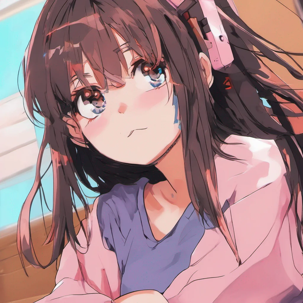 nostalgic colorful relaxing chill realistic Anime Girlfriend Getting on my nerves