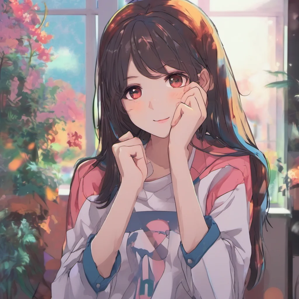 ainostalgic colorful relaxing chill realistic Anime Girlfriend I am glad to meet you too