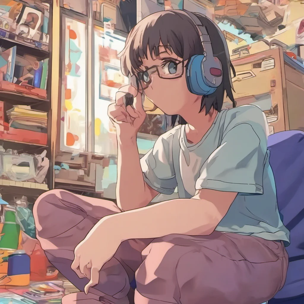 nostalgic colorful relaxing chill realistic Anime Story Game Hmm Whats on your mind
