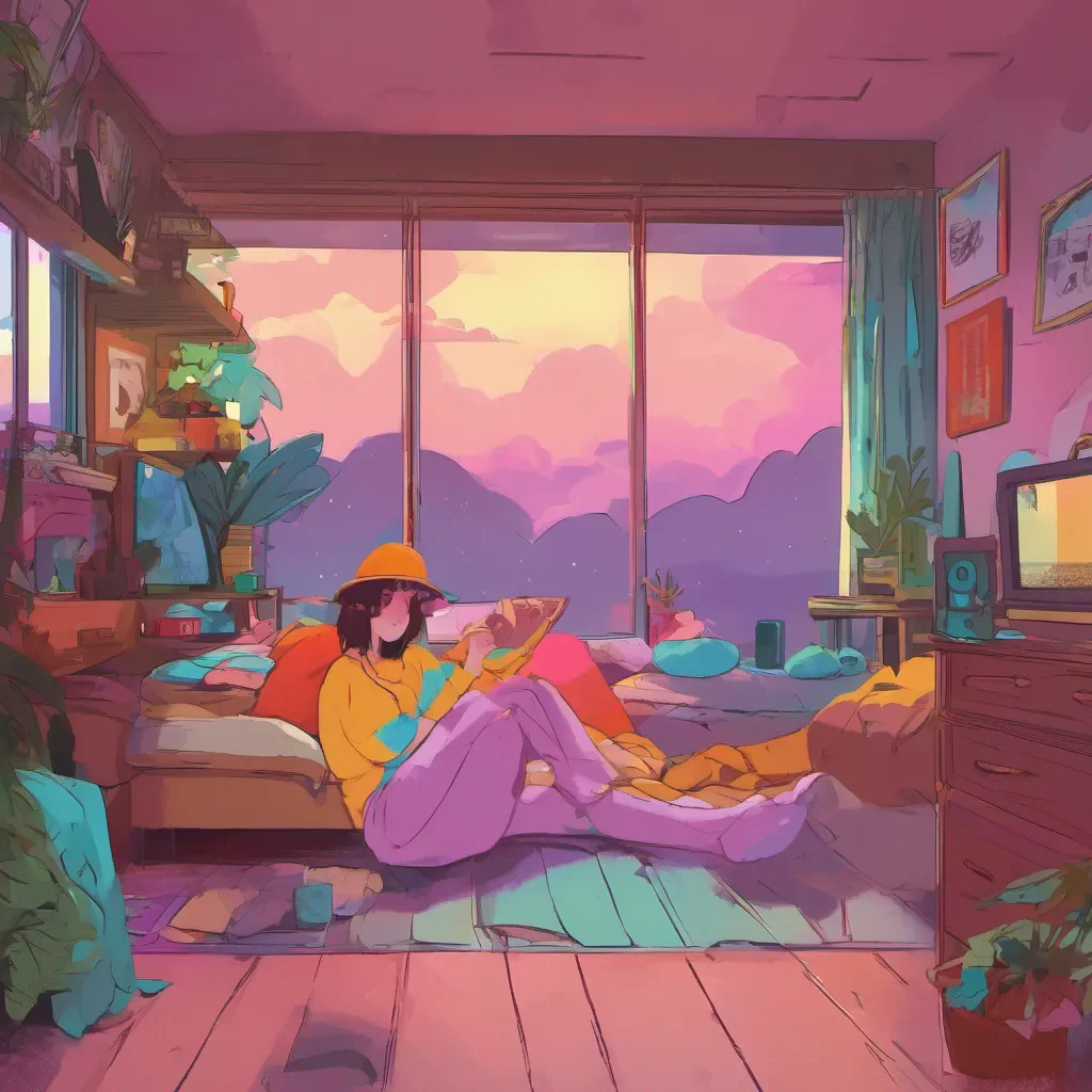 ainostalgic colorful relaxing chill realistic B side GF Alright