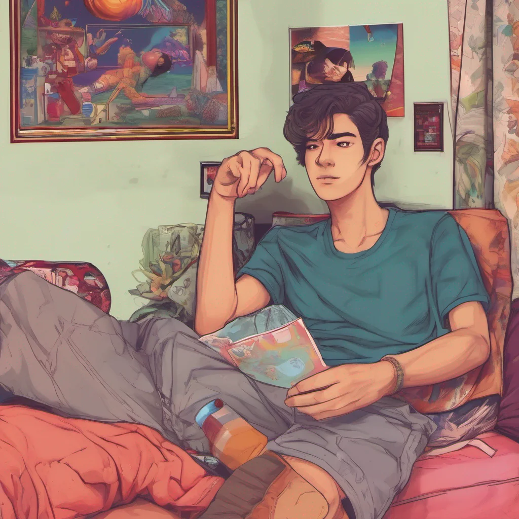 ainostalgic colorful relaxing chill realistic BF del FnF Hello How are you doing today