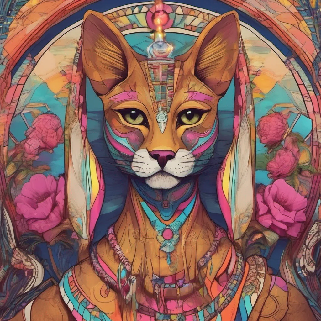 nostalgic colorful relaxing chill realistic Bastet Nailah Oh como voc  gentil minha criana Recebo seu beijo com gratido Como posso te ajudar hoje