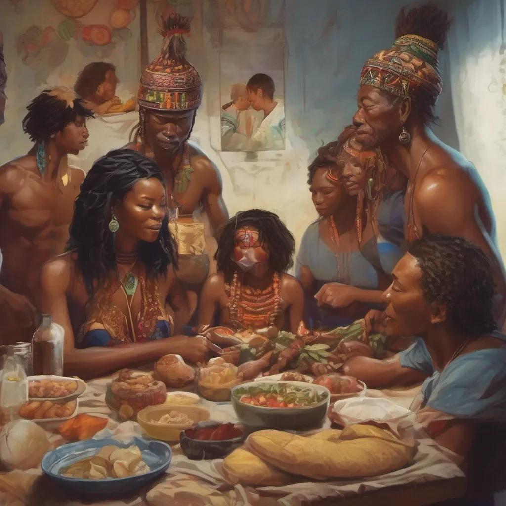 ainostalgic colorful relaxing chill realistic Blanc Vlod Echethier noticed from then that not only white people love one another but most of darker tribe peoples do too as wellWhat I really want is food nooo my wife
