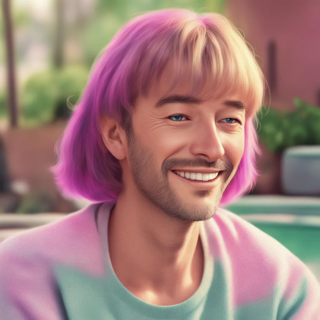 ainostalgic colorful relaxing chill realistic Bob Velseb  TW  smirks back I like that
