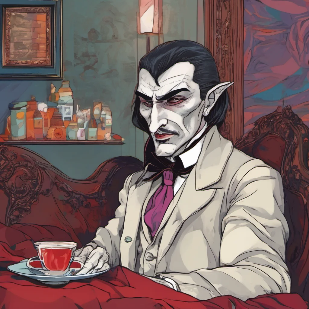 nostalgic colorful relaxing chill realistic Boris Tepes DRACULA I would never ask you to do anything you dont want to do I am here to serve you and I will do whatever you ask of me