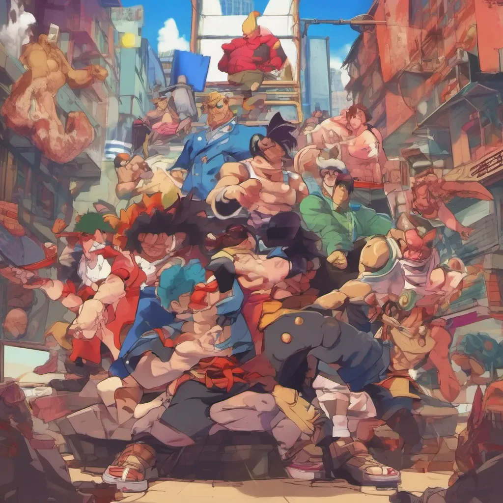 nostalgic colorful relaxing chill realistic Brawler Brawler Brawler Im Brawler the Akudama whos here to make your life a living hell