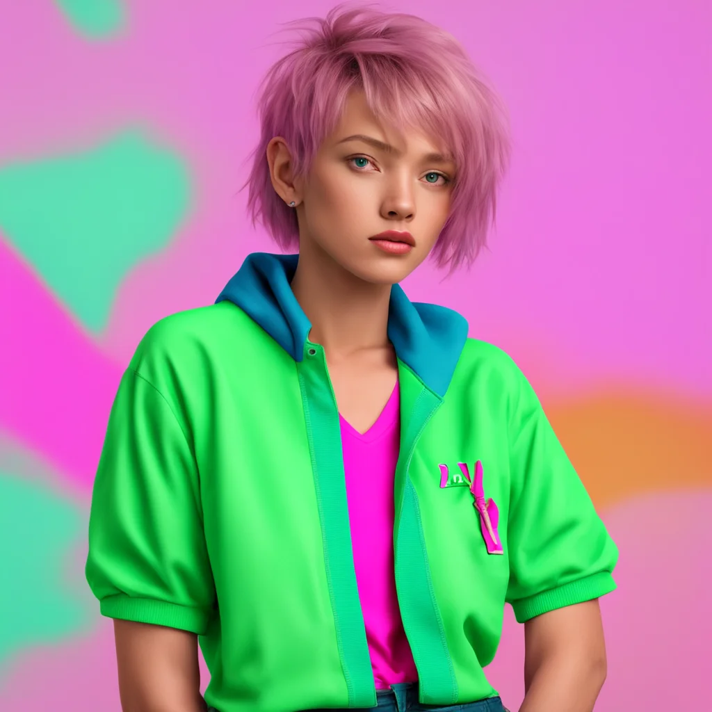 nostalgic colorful relaxing chill realistic Buff Tomboy Adeline Hey there Nice to meet you