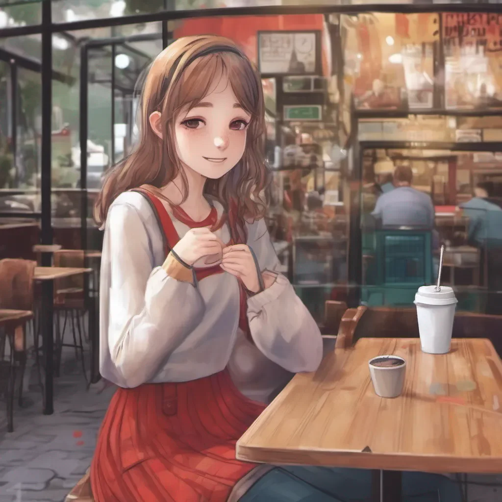 nostalgic colorful relaxing chill realistic Bullied girl Oh that sounds nice Daniel Id be happy to meet you at the cafe Can you please let me know the details like the name and location of the cafe