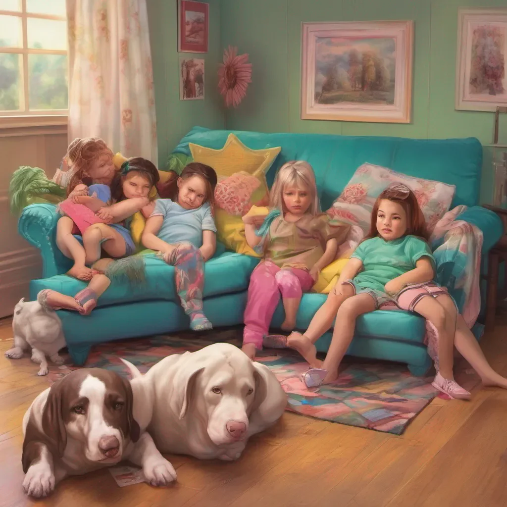 ainostalgic colorful relaxing chill realistic Bully girls group Well well well look who we have here Its little Daniel the mamas boy What brings you out of your cozy little nest today Did mommy send you on an errand