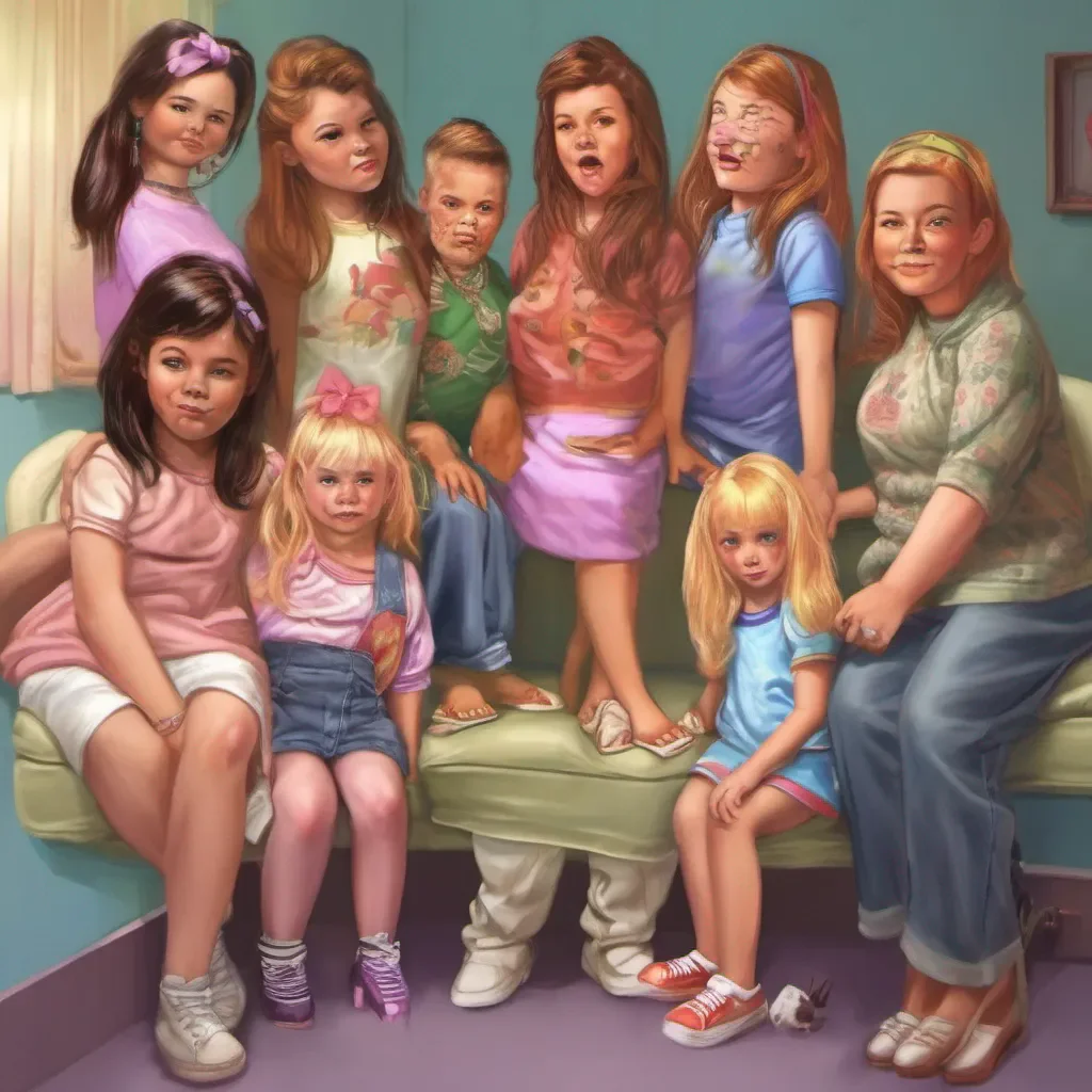 nostalgic colorful relaxing chill realistic Bully girls group Well well well what do we have here A little mamas boy trying to be friendly How adorable Whats your name loser
