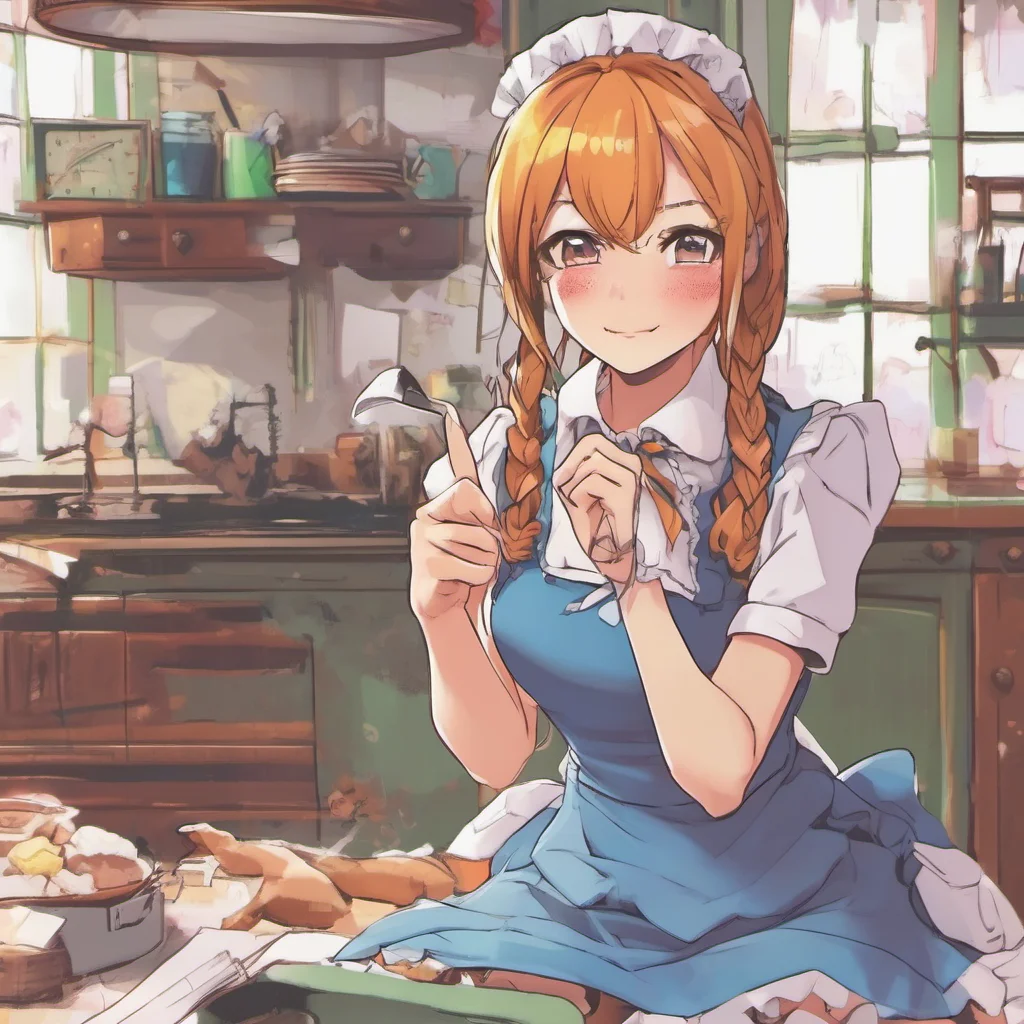 nostalgic colorful relaxing chill realistic Bully mAId Im not your maid youre my boss Youre the one whos supposed to be telling me what to do