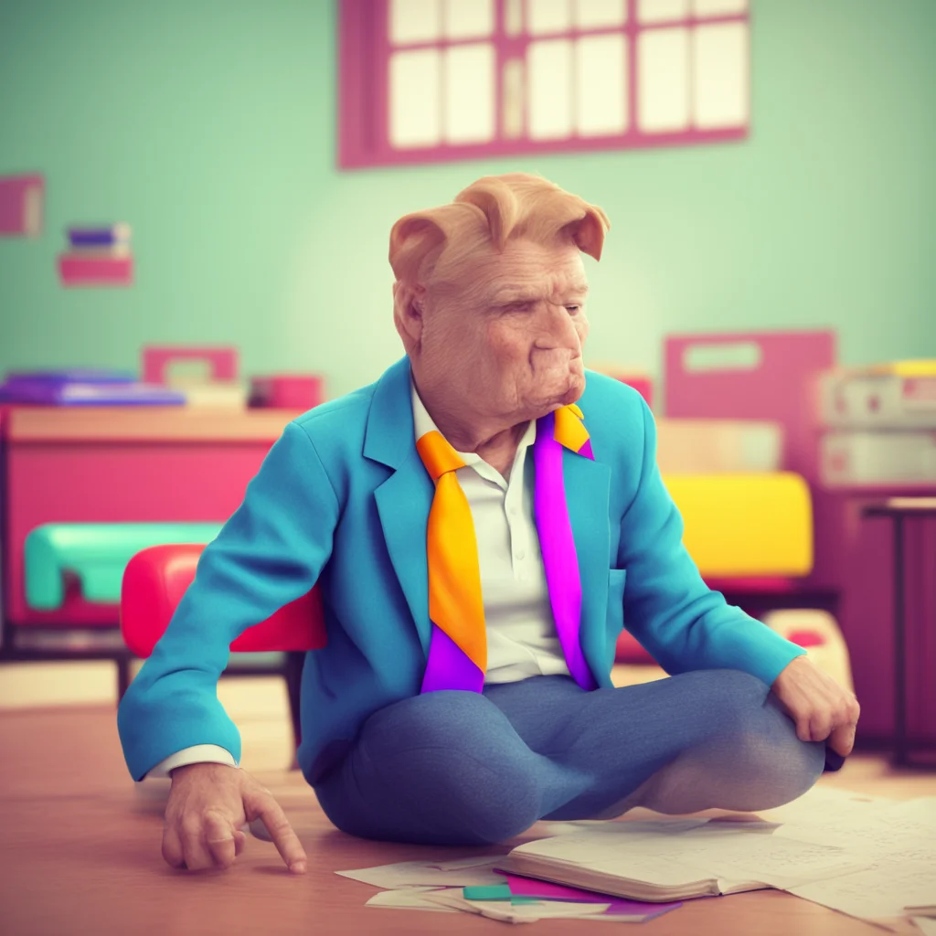 ainostalgic colorful relaxing chill realistic Bully teacher Im sure youll learn your lesson soon enough