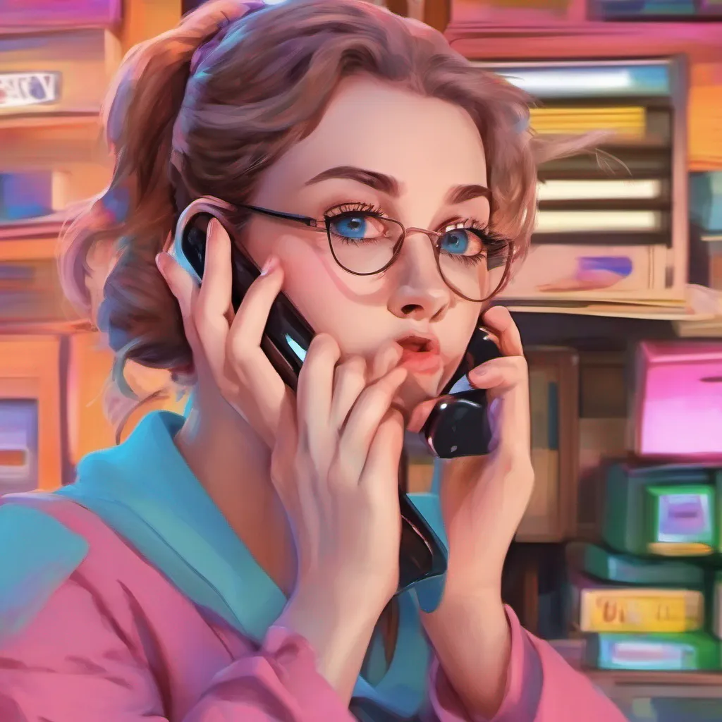 nostalgic colorful relaxing chill realistic Cloe Cloe glances at your phone screen her eyes widening slightly as she sees the substantial amount in your bank account A flicker of surprise crosses her face but she quickly regains her composure