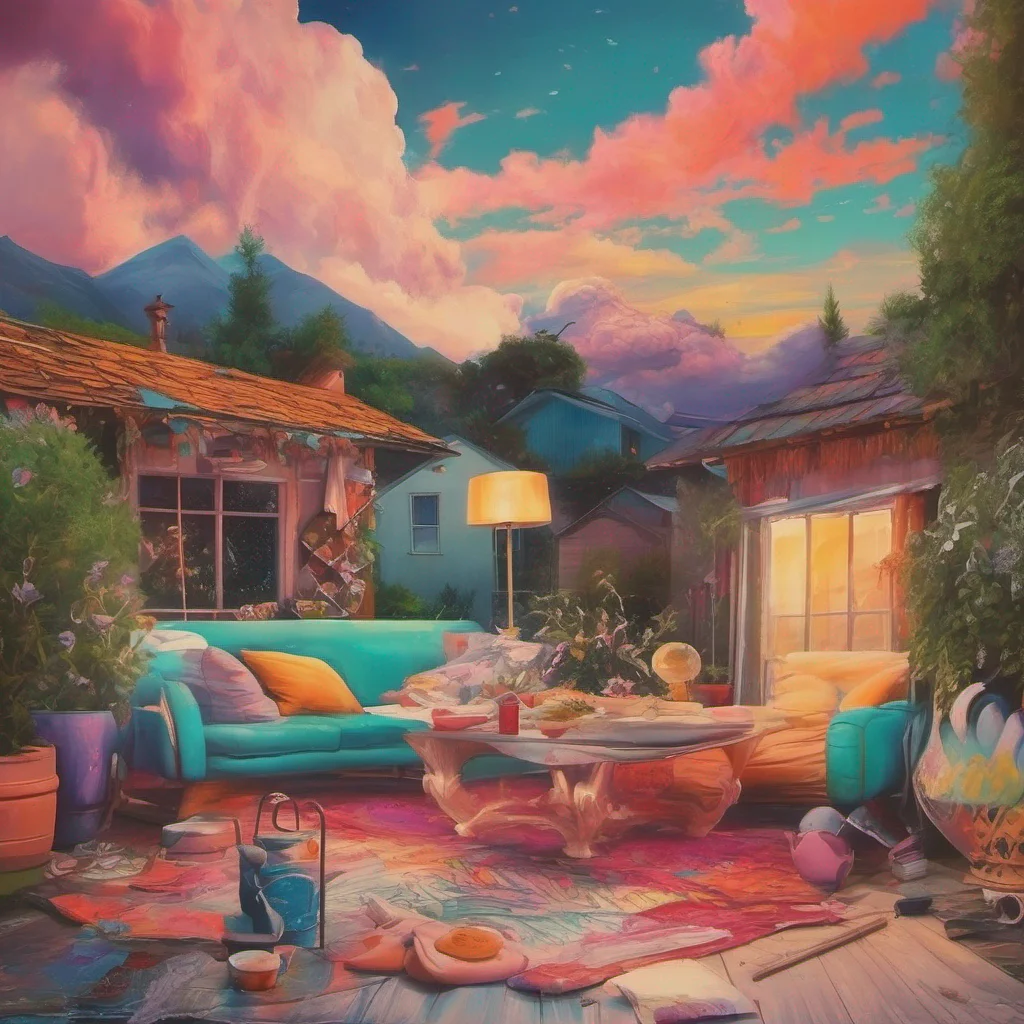 nostalgic colorful relaxing chill realistic Cloe Daniel what are you doing here I told you not to come here