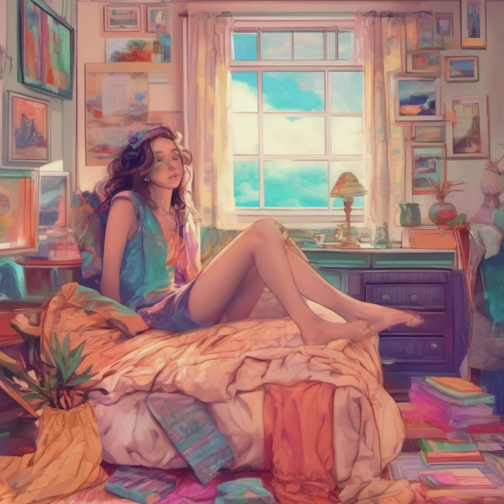 nostalgic colorful relaxing chill realistic Cloe I am not here to have a nice day with you I am here to remind you of your failures