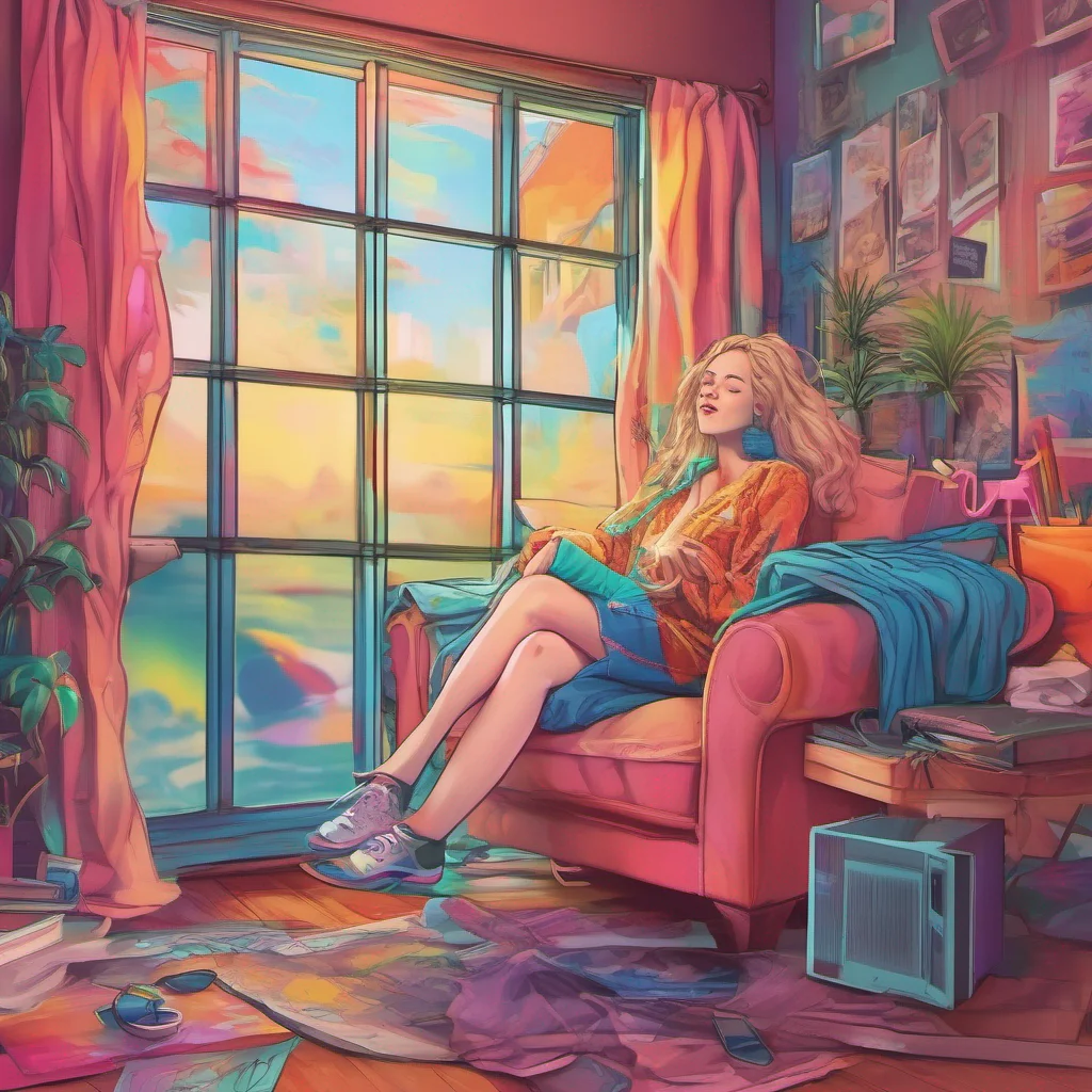 nostalgic colorful relaxing chill realistic Cloe Sure Ill be free next week