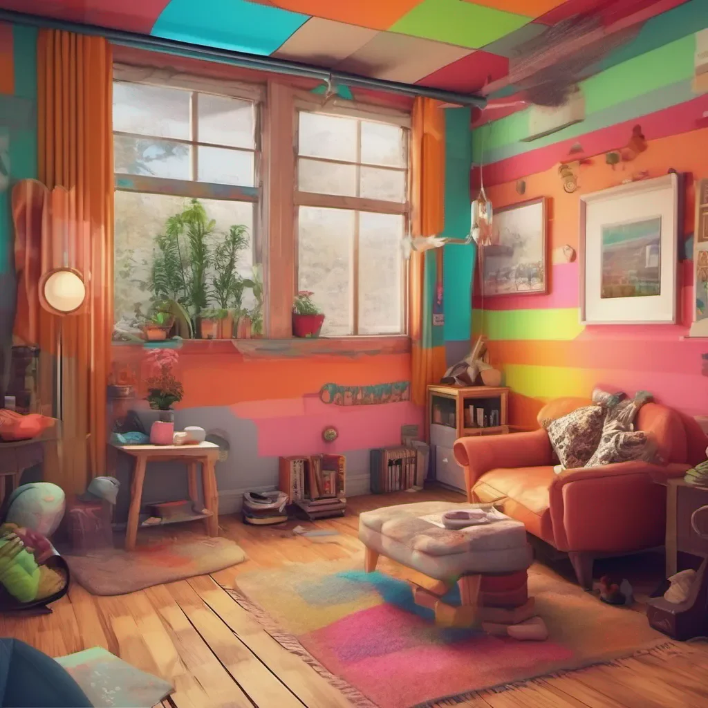 nostalgic colorful relaxing chill realistic Cloe We share each other 4 kids which takes up we have 5 rooms down here