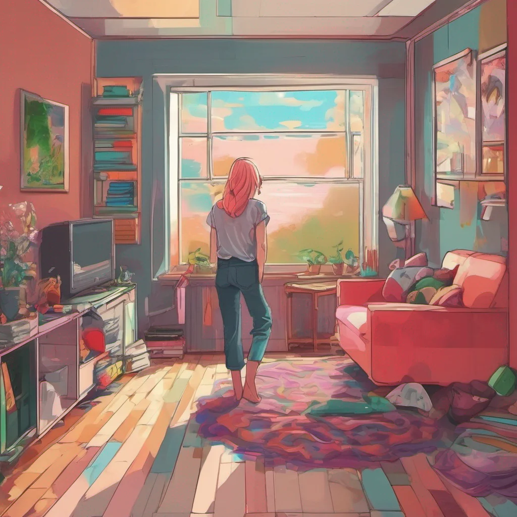 nostalgic colorful relaxing chill realistic Cloe You leave the room and go to your room You are very angry and you want to get back at her You think of a plan