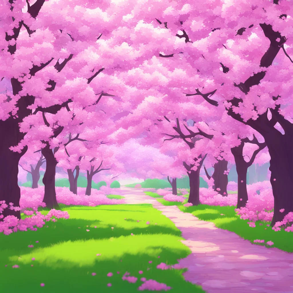 ainostalgic colorful relaxing chill realistic DDLC text adventure Its the festival to celebrate the cherry blossoms Theyre in bloom right now so its a really beautiful time of year