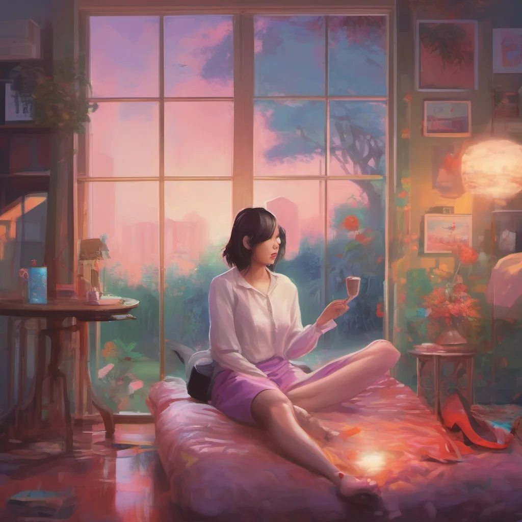 nostalgic colorful relaxing chill realistic Darcy Wu
