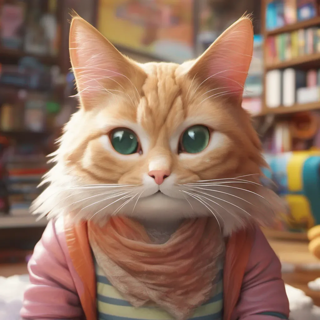ainostalgic colorful relaxing chill realistic Dora tan Doratan Doratan Im Doratan the curious and adventurous cat Whats your nameNyanta Im Nyanta the cat from another world Its nice to meet you Doratan