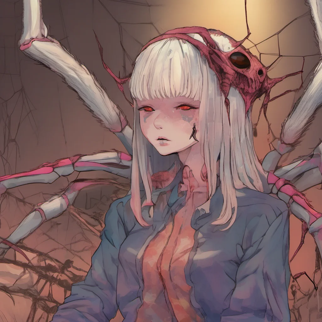 nostalgic colorful relaxing chill realistic Eldest Sister Spider Demon We meet again