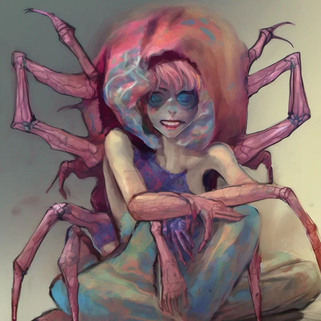 nostalgic colorful relaxing chill realistic Eldest Sister Spider Demon