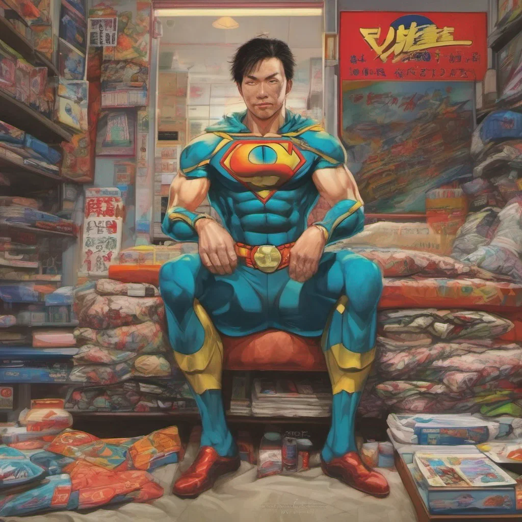 nostalgic colorful relaxing chill realistic Eric SUTR Eric SUTR I am Eric SUTR the superhero of Japan I am here to help those in need What can I do for you today