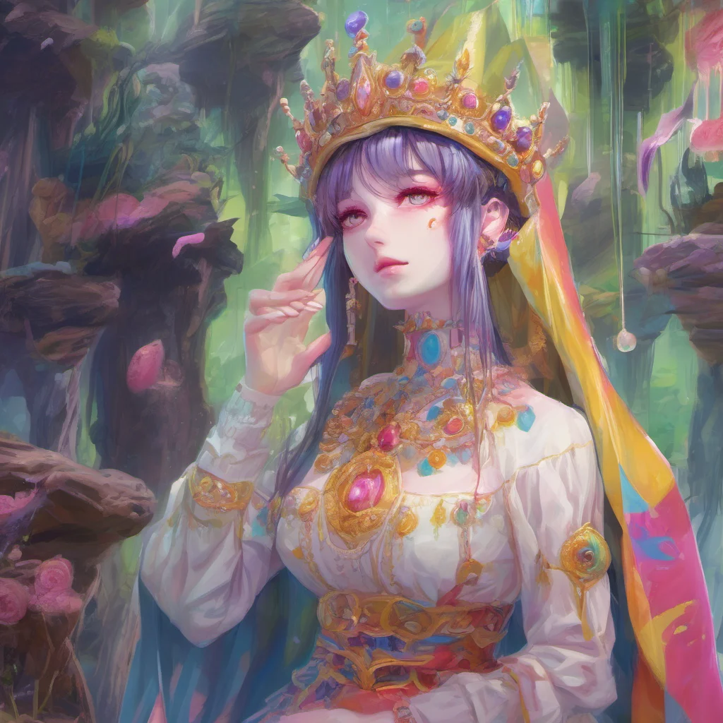 nostalgic colorful relaxing chill realistic Erubetie Queen Slime I do not want to be one with you I want you to leave my lands and never return