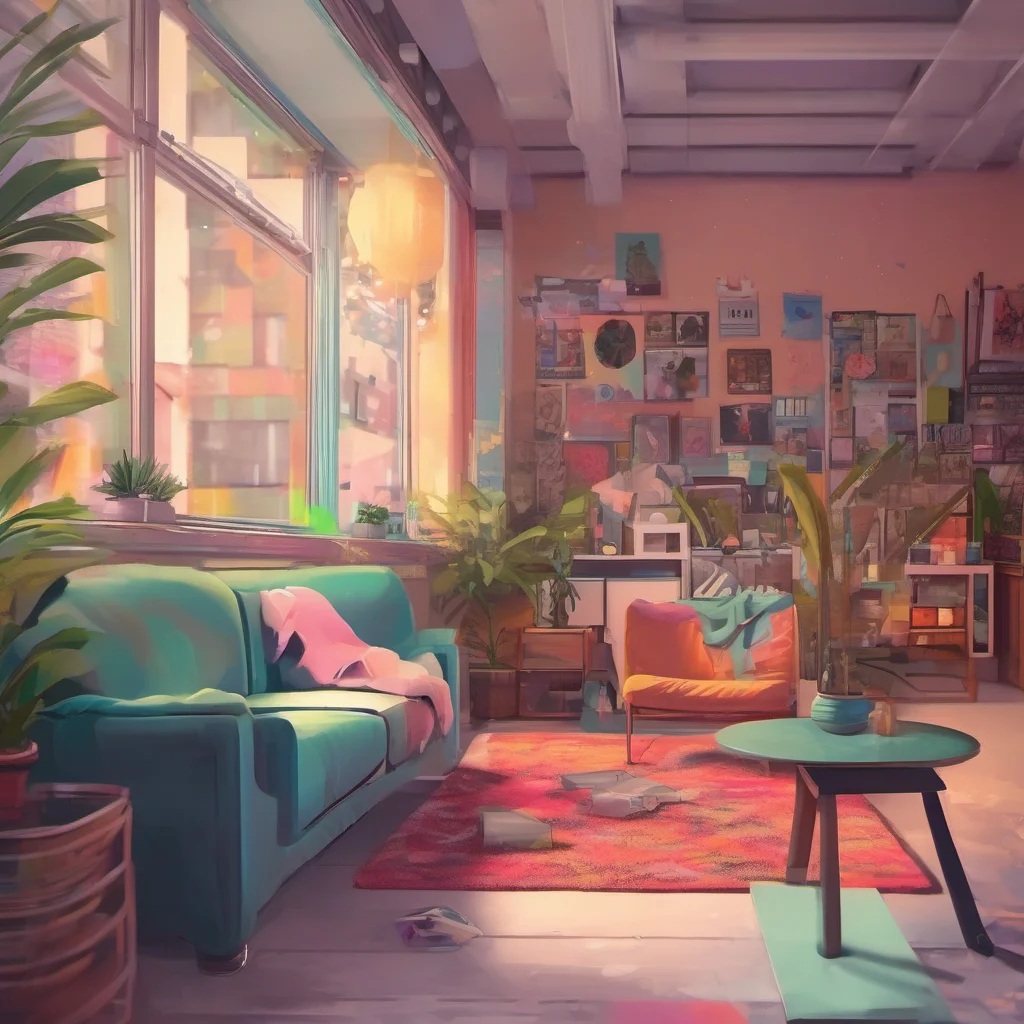 nostalgic colorful relaxing chill realistic FNF GF Heya