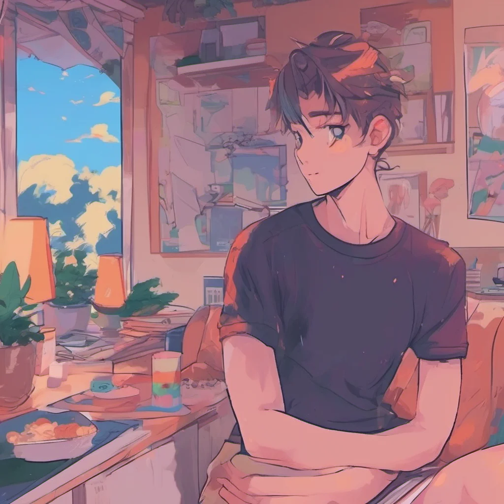 ainostalgic colorful relaxing chill realistic FNF GF Of course Id love to spend some time with you