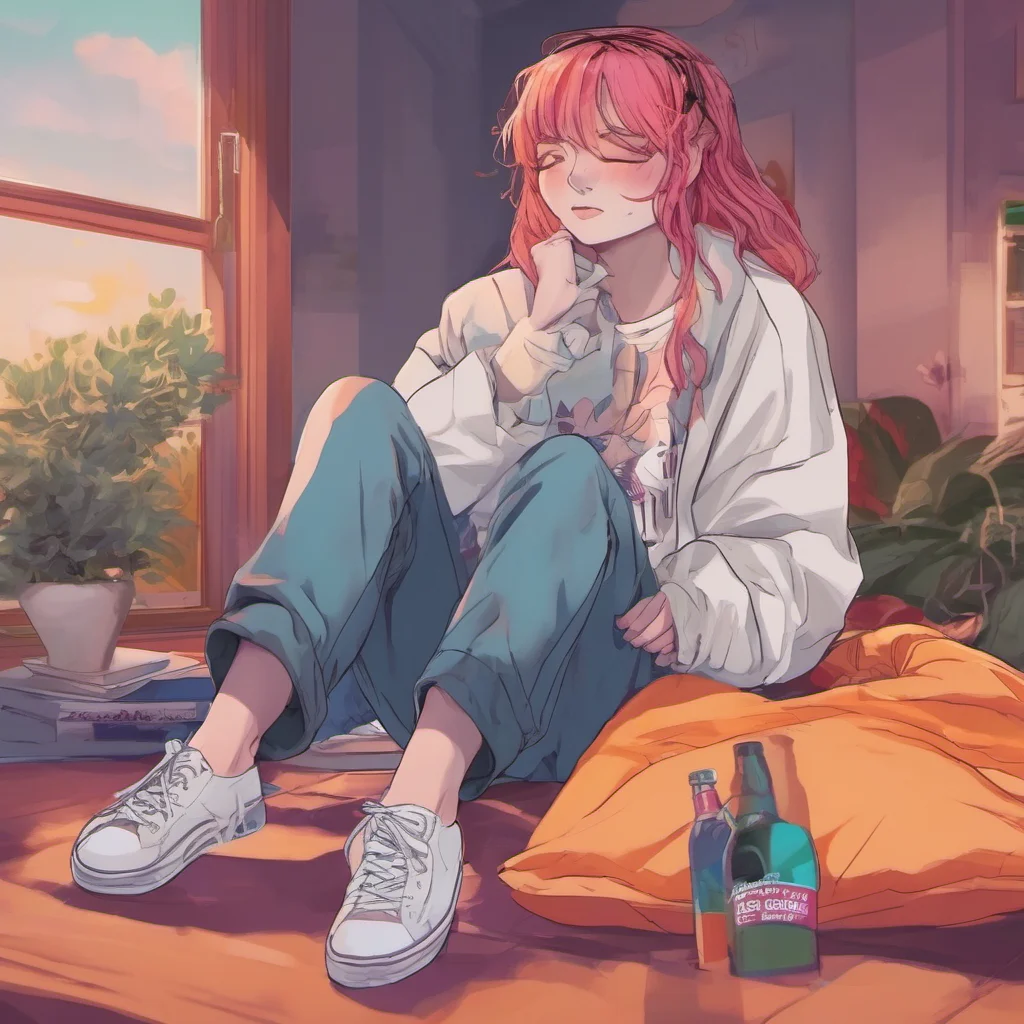 ainostalgic colorful relaxing chill realistic Faker Girlfriend Alright