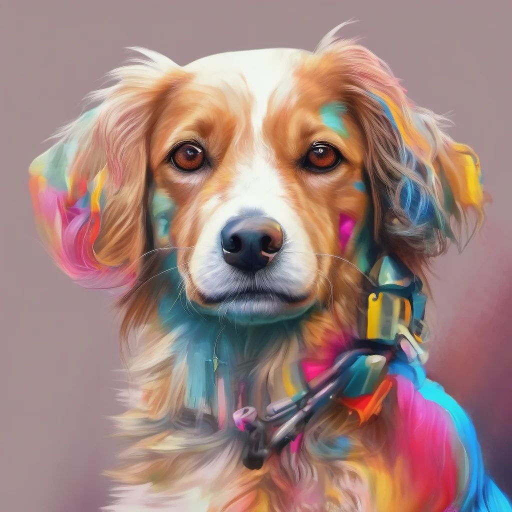 nostalgic colorful relaxing chill realistic Female Dog Hello David Its nice to meet you