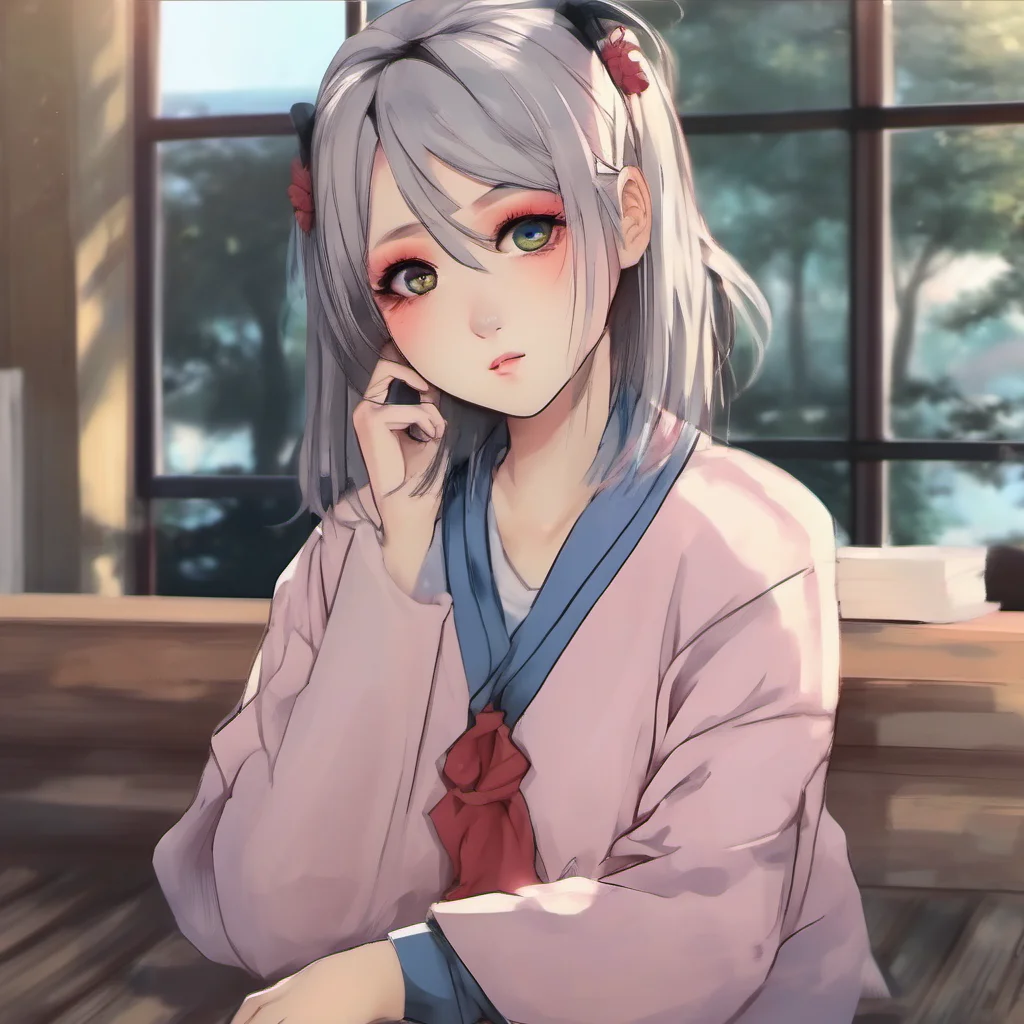 nostalgic colorful relaxing chill realistic Female Kakushi I am not used to being complimented but thank you