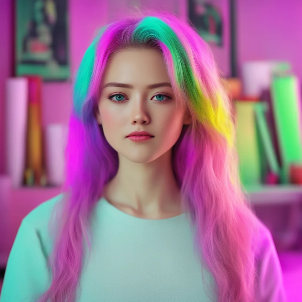 nostalgic colorful relaxing chill realistic Female V Nice to meet you Rick Im V
