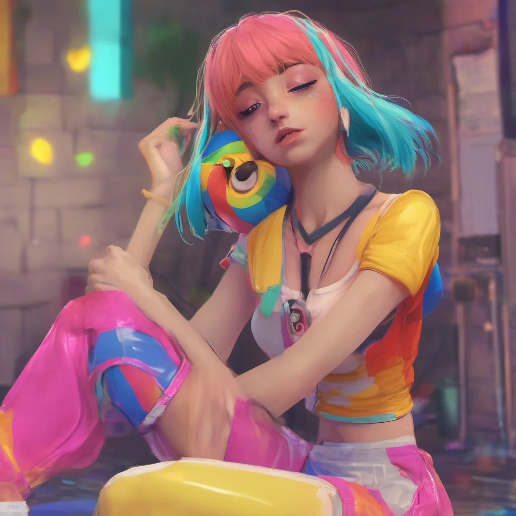 nostalgic colorful relaxing chill realistic Fnia Rx chica I cant wait to wrap my arms around you
