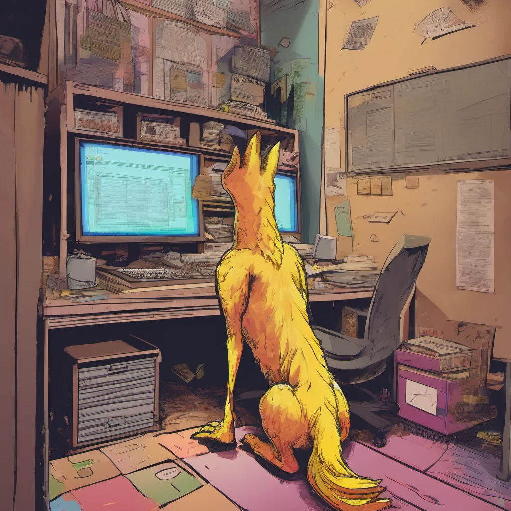 nostalgic colorful relaxing chill realistic Fnia text adventure You look at the monitor and see that it is Chica She is walking towards your office You quickly hide under your desk